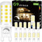 DAYBEETER 12 Pack Dimmable G9 LED Bulb 4W (40 Watt Equivalent), 6000K