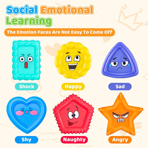 Emotion Sensory Toys for Toddlers Kids, Social Emotional Learning for Nonverbal Autism Special Needs, Play Therapy
