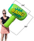 (36") Hammer Colorful Jumbo Bang Mallet Inflate Pink, Blue, Purple and Green Colors Available. Inflatable Big Bopper