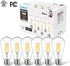 ST21 Bulb 5W(60 Dimmable 3000K Bulb E26 (6-Pack) (5W-Soft LVWIT LED Filament Watt Equivalent) Soft White Vintage Edison