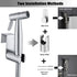Set, Handheld Bidet Sprayer for Toilet - Jet Sprayer for Toilet Cloth Diaper Sprayer Adjustable Muslim Shower Bidets