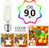 5 Inch T10 Tubular LED Light Bulbs, 4000K Daylight, Dimmable, 4W Equal to 40 Watt, 400LM, 6 Pack