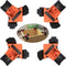 90 Degree Corner Clamp, 4 Pack Adjustable Single Handle Spring Loaded Right Angle Clamp