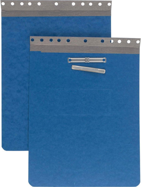 GBC ACCO PRESSTEX Report Covers, Top Bound, 2.75 Inch Centers, Light Blue, 8.5 x 11 Inches, 2 Per Pack (A7022272A)