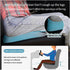 JJKSKV Tailbone Orthopedic Memory Foam Prostate Cushion for and Sciatica Seat Cushion for Chair and Car Removable