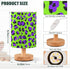 Pfrewn Prewn Table Lamp with USB Port Purple Neon Green Leopard Bedside Lamps for Nightstand Small Desk Reading Lamp