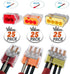 IDEAL Electrical 30-1031 in-Sure 2-Port x25, 3-Port x25, 4-Port x25, Push-in Wire Connector (75 Pack)