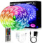 DAYBETTER Waterproof LED Light Strips 66ft, Outdoor LED Strip Lights Color Changing