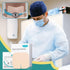4"x4" 10 Packs, Dimora Fenestrated Foam Dressing, Non-Adhesive Tracheo Pads Tracheostomy Supplies Hydrophilic Highly