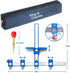 King&Charles Cabinet Hardware Jig, Cabinet Handle Jig with Automatic Center Punch, Cabinet Jig for Handles and Pulls on Drawers/Cabinets, Cabinet Hardware Template Tool Perfect Set.