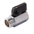 1/2" Brass Mini Ball Valve NPT Female x Male Shut-Off Valve