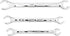 K Tool International 44003 SAE Flare Nut Wrench Set, 3 Piece for Garages, Repair Shops, DIY, Chrome Vanadium Steel