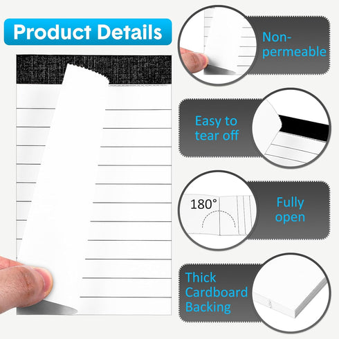 PerKoop 100 Pack Small Note Pads, 3 x 5 Inch Mini Notepad Memo Pads, 30 Sheets Each for Recording Planning