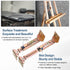 2Pcs 4-Gear uxcell Adjustable Lifting Bracket, Adjustable Angle Hinge Lift Rod Mechanism for Sofa Bed Massage Table