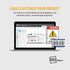 Avery Printable Warning Signs, 7" x 10", Water/Chemical Resistant, 15 Removable Labels