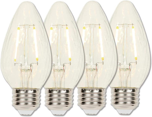 Westinghouse LED Light Bulb, 4 Count, Clear