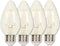 Westinghouse LED Light Bulb, 4 Count, Clear