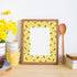 Whaline 32.8Ft Summer Bee Bulletin Board Border, Yellow Bee Honeycomb Die Cut Trim for Party Supplies