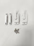 ZUONAI Sliding Window Sash Locks: 2 Pack Cam Locks for Double Hung Vinyl Windows, Security Replacement for Sliding