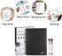 NEWYES A6 Whiteboard Notebook, Erasable Dry Erase Meeting Notebook for Business, Office, Home Use
