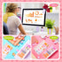 Outus Cat Office Supplies Set, Cat Sticky Notes, Paper Clips, Gel Ink Pens, Cartoon Cat Stickers for Cat Lovers