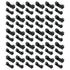 Pro Bamboo Kitchen 60PCS 40/32mm Black Self Adhesive Cable Clamps Organiser Wire Clip Light Clip