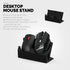 BRAINWAVZ Desktop Dual PC Mouse Stand Holder - Suitable for Gaming & Office Mice, Organize Your Work Space