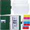 Budget Binder with Zipper Envelopes, Antner, Money Organizer for Cash, Dark Green