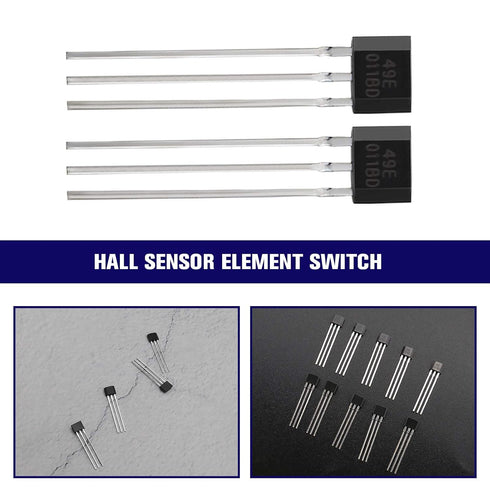 SING F LTD 10Pcs 49E OH49E S49E SS49E TO-92 Linear Hall Effect Sensors for Electric Vehicle Motor Repair