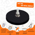 MUTUACTOR Strong Heavy Duty Magnets,Anti-Scratch Neodymium Rubber Magnet 1/4-20 Male Threaded Stud,2Pack Powerful Rare Earth Magnets for Camera Light Bar Iron Tools Electric Equipements