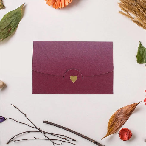 linenb 200pcs 10 5x7cm Gift Card Envelopes Small Greeting Card Envelopes Pearl White Gold Mini Letter Envelopes Elegant