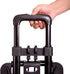 40kg 88Lbs 4 KINJOEK Folding Hand Truck Dolly, Foldable Luggage Cart for Luggage with Wheels & Bungee Cord