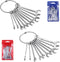 20pcs Mini Wrench Set, Open End Wrench Ignition Wrench Sets with Chain Ring, British/Metric Type