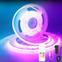 AXMOTUT Bluetooth RGB COB Led Strip Lights,9.8ft Dimmable 12v Led Light Strip