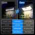182 2500Lm IP65 Door(2pack) Aootek Solar Lights Outdoor LEDs Solar Motion Sensor Lights Waterpro of with Wide Anglefor