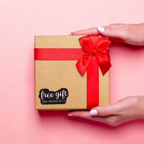 Littlefa You Deserve it Stickers, Small Business Free Stuff Stickers for Mail Packaging, 500 PCS