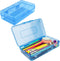 Pencil Box, Clear Pencil Case, Large Capacity Plastic Hard Pencils Case Crayon