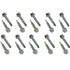 SNAP-LOC E Track Self Drilling Screws, Industrial-Strength Heavy Duty Zinc Plated Screws, 20 Pcs