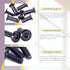 Swpeet 25Pcs M6x16mm Carbon Steel Black Hex Drive Socket Cap Bolts with Barrel Nuts Assortment Kit and Allen Wrench