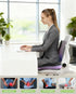 Hsiock Seat Cushion for Office Chair High Density Memory Foam for Long Sitting, Non Slip Bottom Seat Cushion