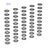 50 PCS Nitrile Rubber O Ring, 7.5mm OD 4.5mm ID, Metric Buna-N NBR Sealing Gasket for Plumbing and Automotive