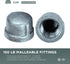 Everflow GMCP0014-10 Galvanized Malleable Cap