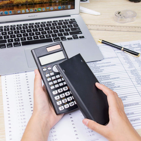 Mr. Pen Scientific Calculator, Solar Power, 2 Line, Fraction, Statistics, College, High School Calculator