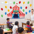 gisgfim Circus Decorations, Carnival Party Bulletin Board Cutouts, Large Carnival Tent Theme Classroom Decor