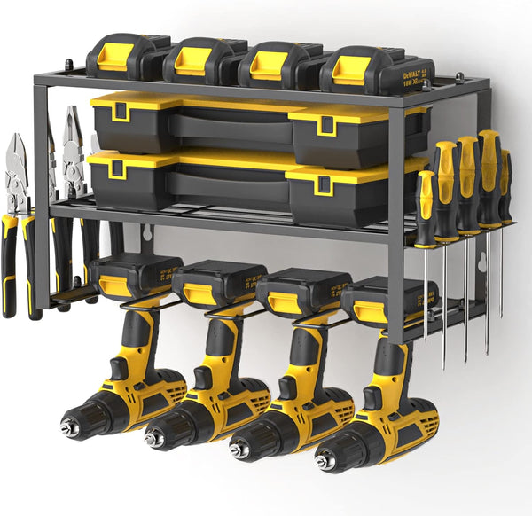 Spacecare Power Tool Organizer- Power Drill Tool Holder- Heavy Duty Tool Shelf