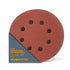 POWERTEC 25PK Sanding Discs, 5 Inch, 40 Grits, Hook and Loop, 8 Hole Aluminum Oxide Sandpaper for Random Orbital Sander