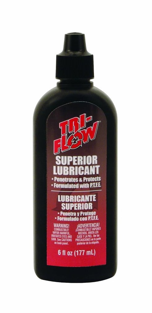 Tri-Flow TF0021060 Superior Lubricant Drip Bottle, 6 Ounce