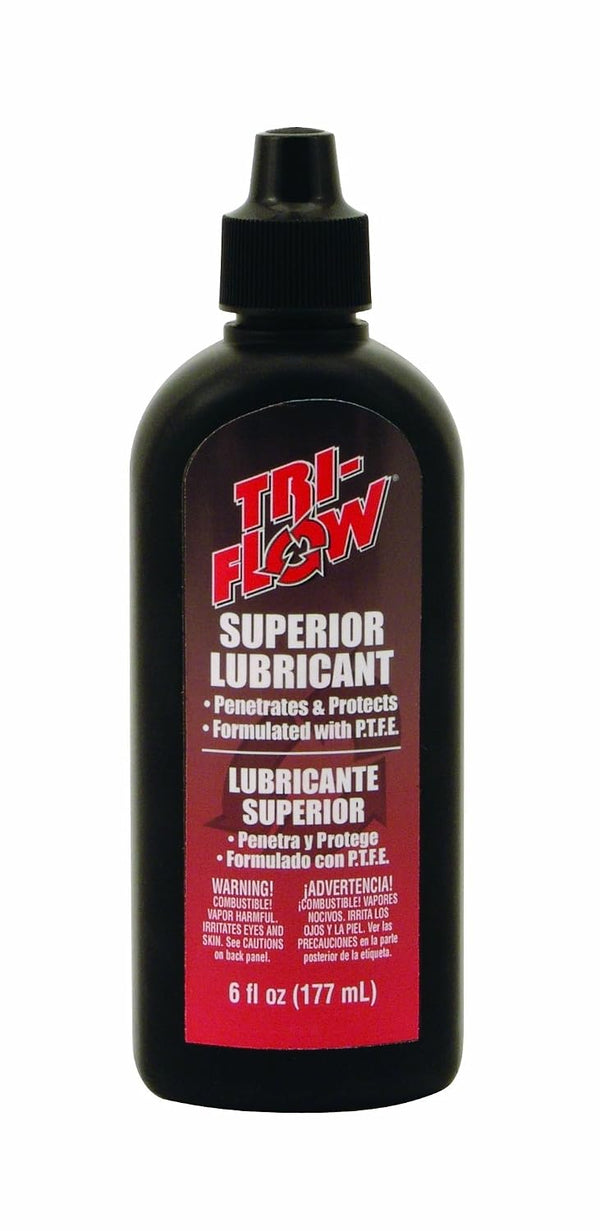 Tri-Flow TF0021060 Superior Lubricant Drip Bottle, 6 Ounce