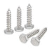 uxcell Hex Head Lag Screws Bolts, 30pcs 1/4" x 1-1/4" 304 Stainless Steel Partial Thread Wood Screws