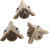 12Pcs 1.18"x1.18"x1.18" dophee Antique Brass Box Corner Protectors Edge Safety Guards Cabinet Furniture Desk Jewelry